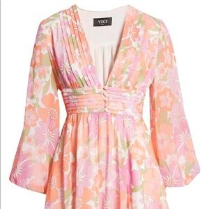 Vici Floral Long Sleeve Dress